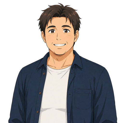 40代のダイエットを続ける著者やおやのイラスト